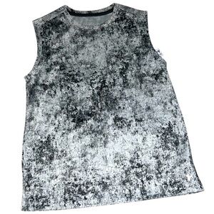 Old Navy Boys Black Gray Go-Dry Tank Top L (10–12) | Active Performance